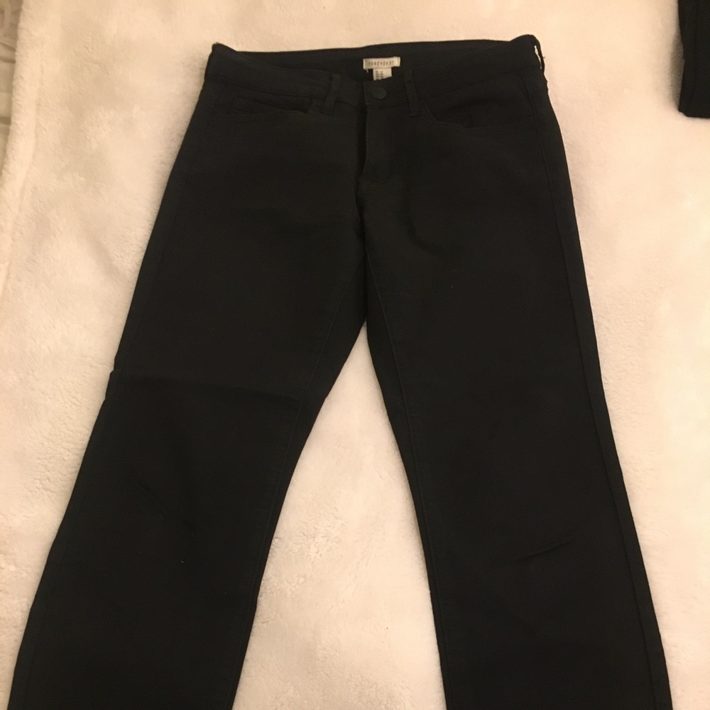 Forever 21 black jeggings